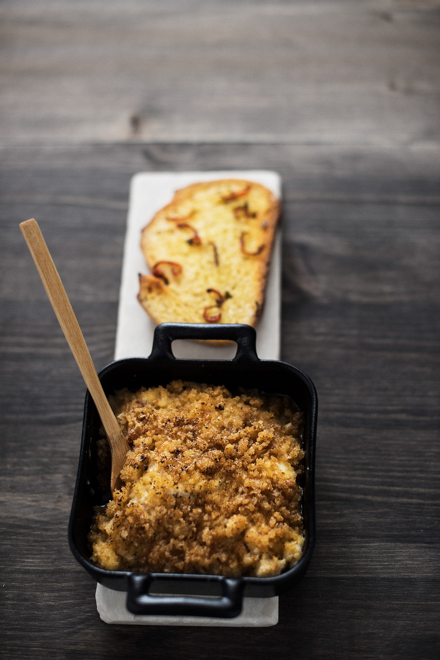 Fiskegrateng med chili