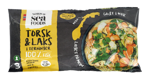 Forpakning laks og torsk