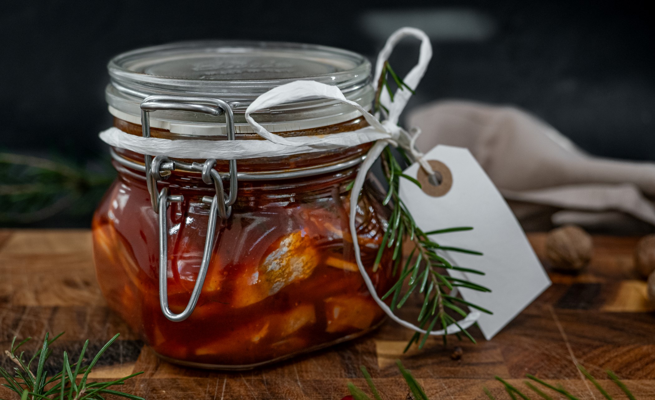 Tomatsild på glass